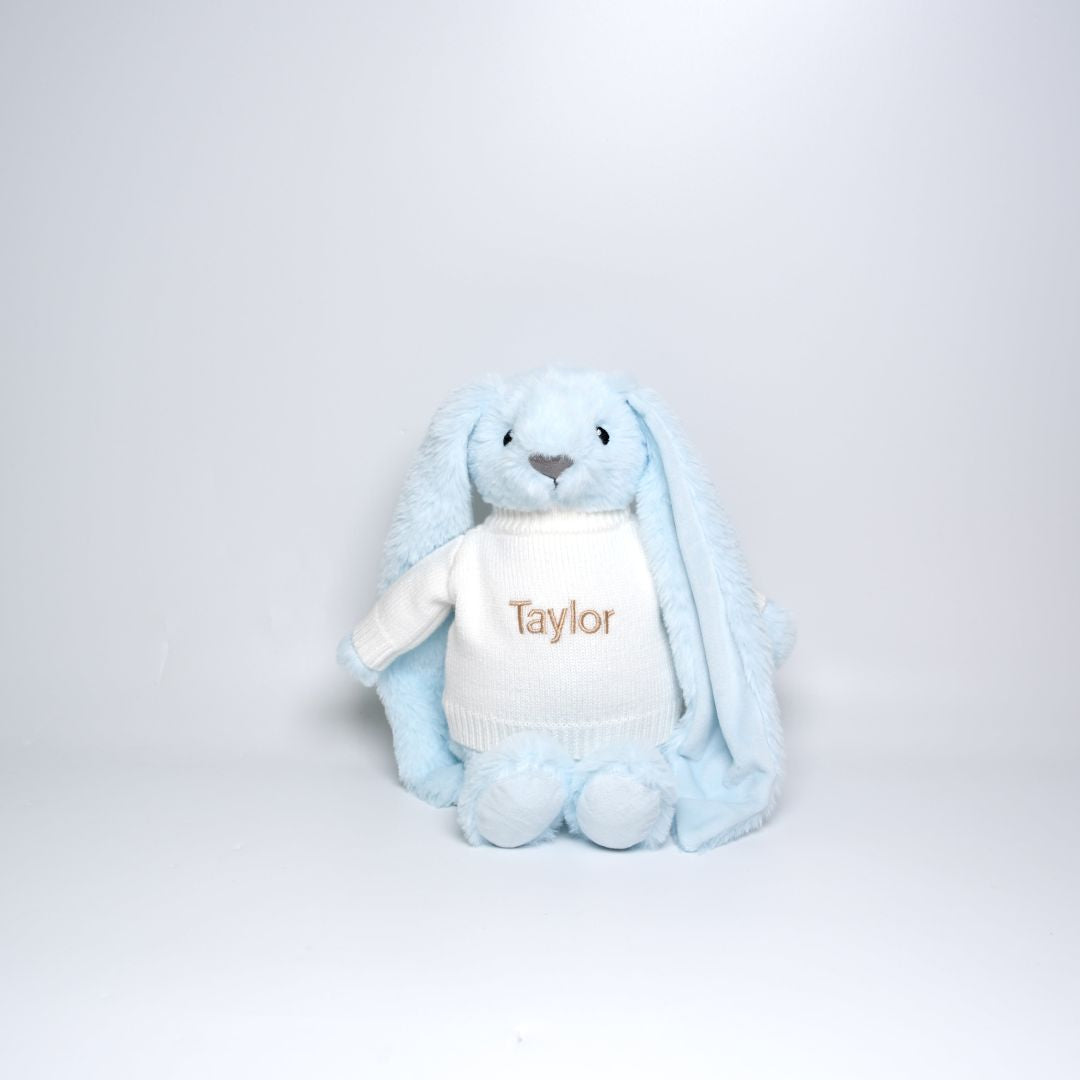 Bamboo Bunny Bliss Gift Set - Blue