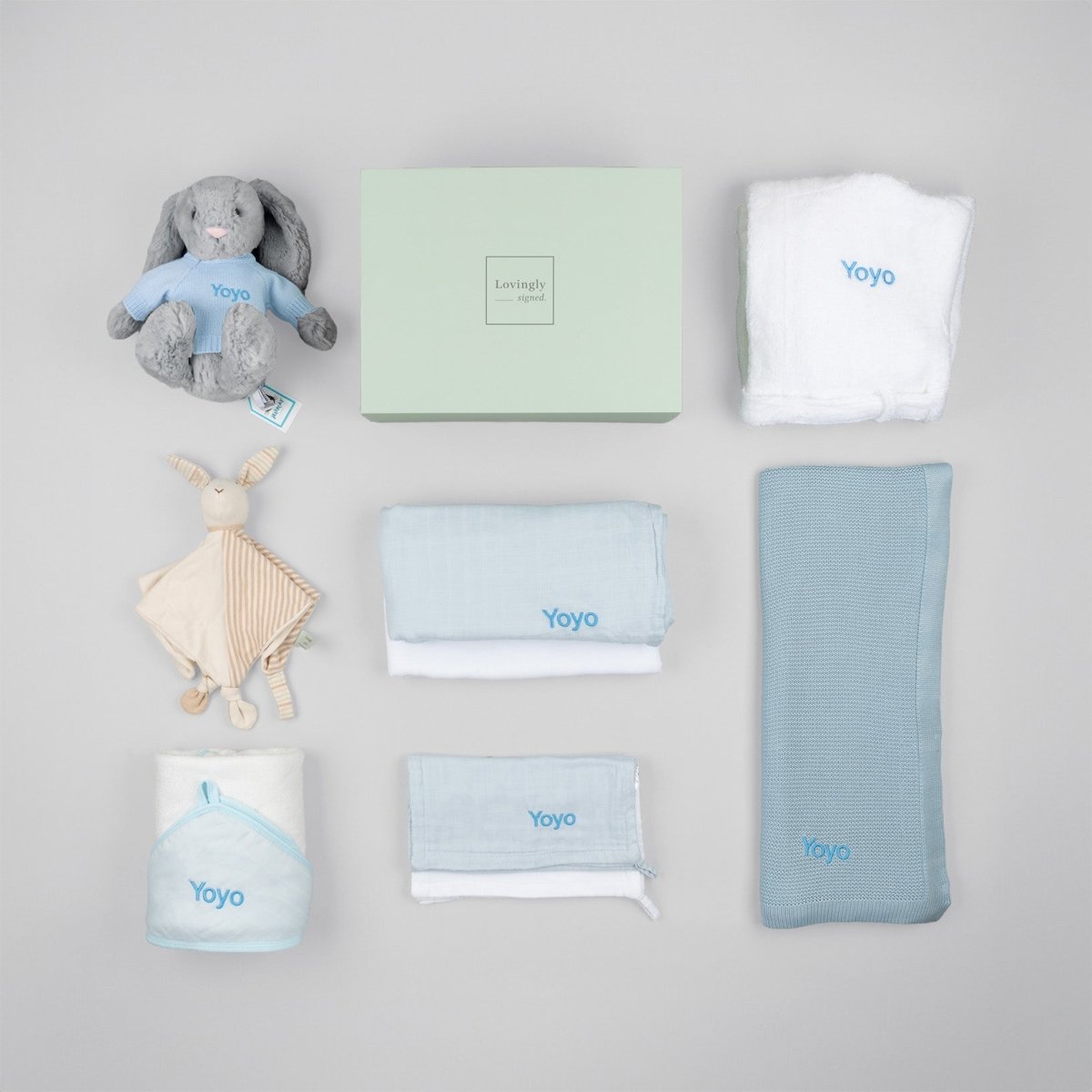 Bamboo Bliss Gift Set - Blue - LOVINGLY SIGNED (HK)