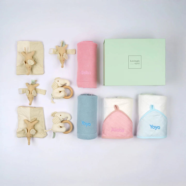 Double Joy Twin Set - Blue + Pink - LOVINGLY SIGNED (HK)
