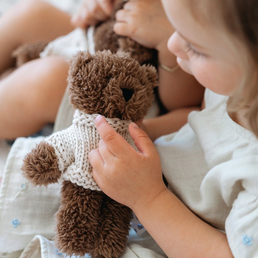 Milo the Bear – Medium Soft Toy by and the little dog laughed - LOVINGLY SIGNED (HK)
