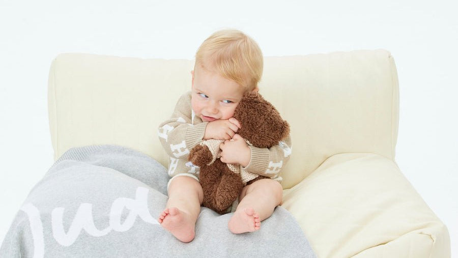 Milo the Bear – Medium Soft Toy by and the little dog laughed - LOVINGLY SIGNED (HK)