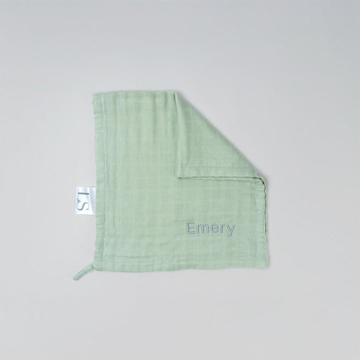 Personalised Bamboo Muslin Cloth - LOVINGLY SIGNED (HK)