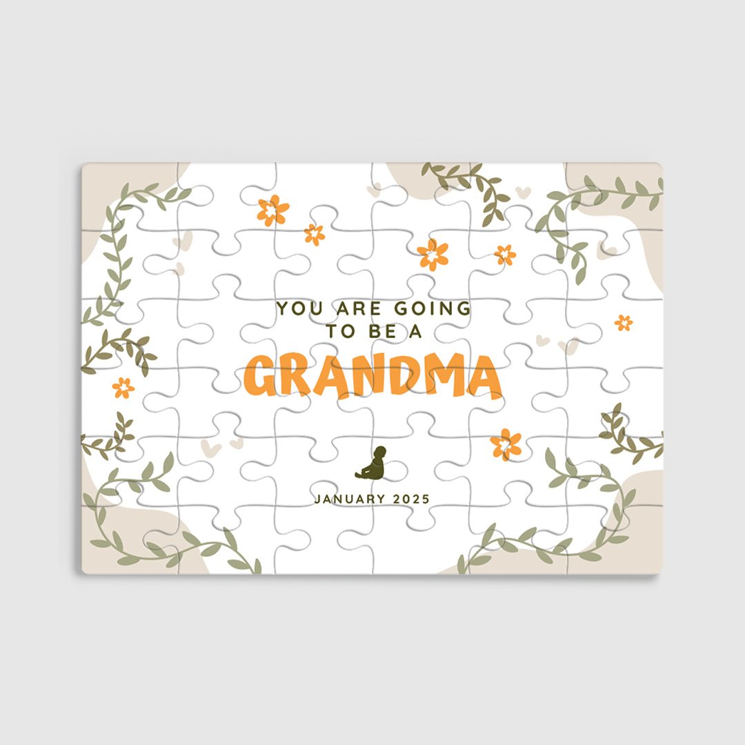 Personalised Floral Puzzle - LOVINGLY SIGNED (HK)