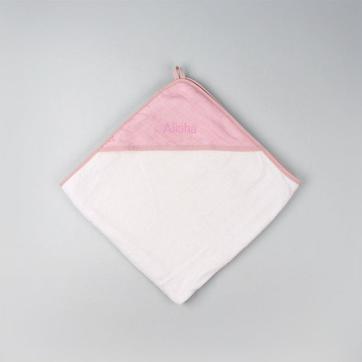 Personalized Bamboo Muslin Hooded Towel - LOVINGLY SIGNED (HK)