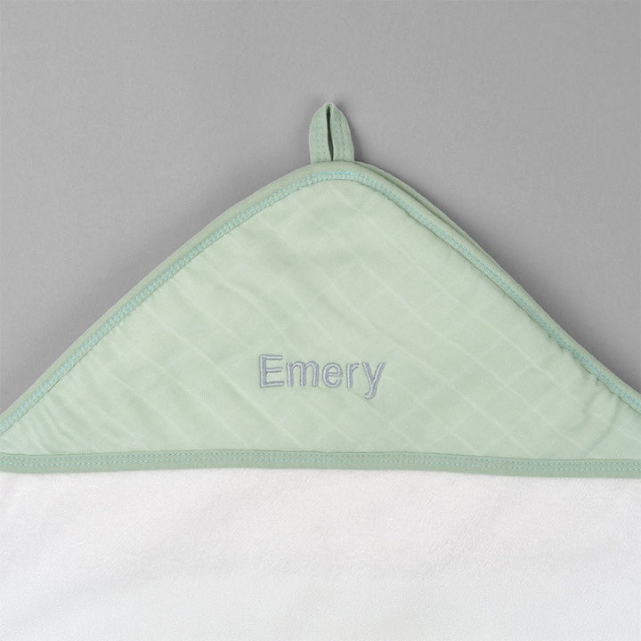 Personalized Bamboo Muslin Hooded Towel - LOVINGLY SIGNED (HK)