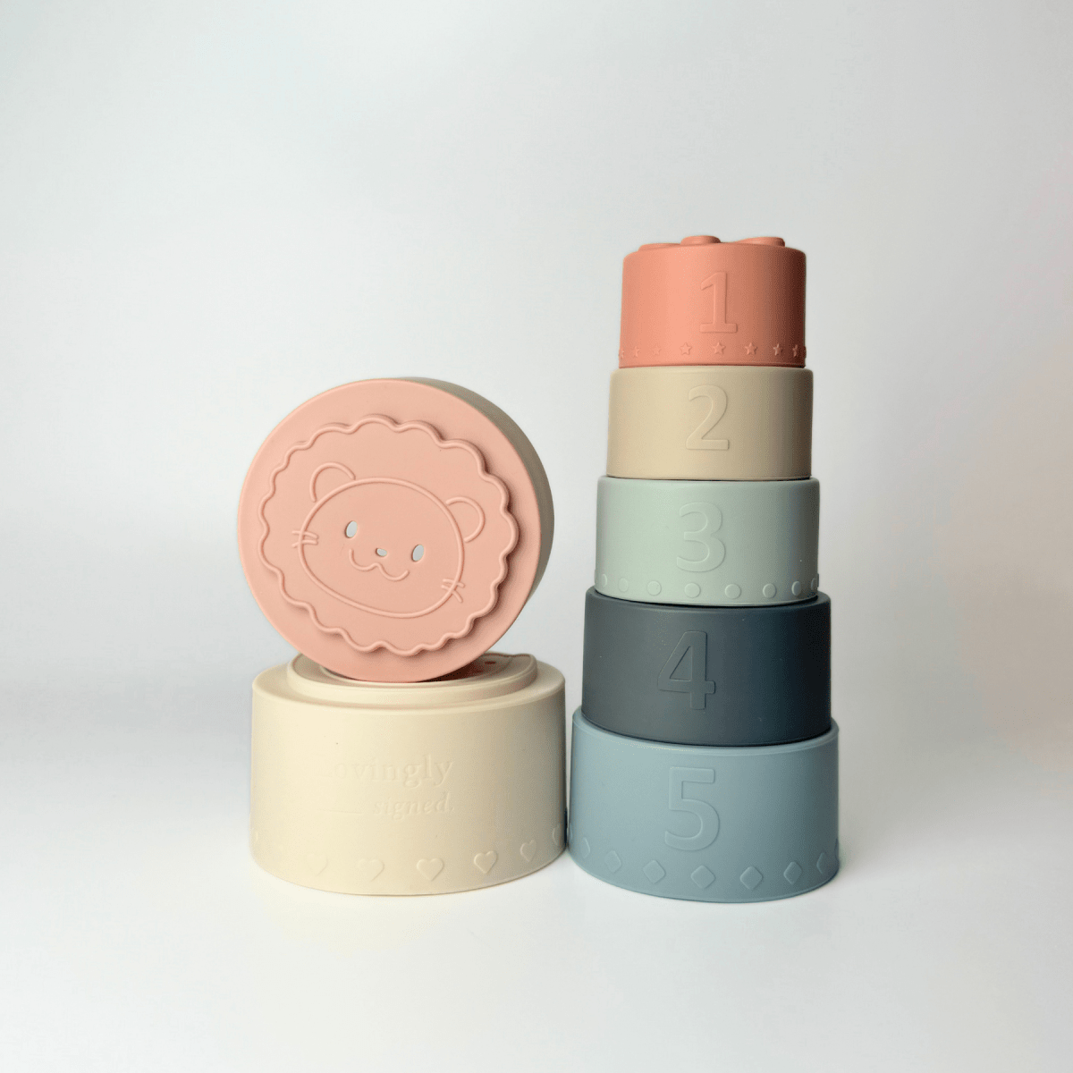 Rainbow Silicone Stacker - LOVINGLY SIGNED (HK)
