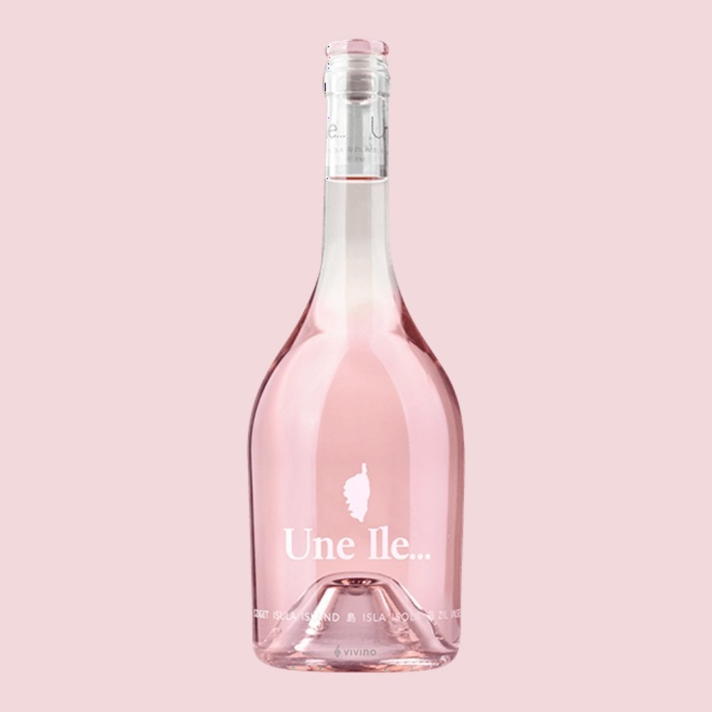 Bottle of Rosé - Domaine Terra Vecchia Une Ile Rose - LOVINGLY SIGNED (HK)