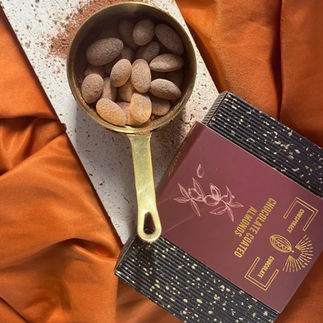 Chocolate-Coated Almonds by Conspiracy Chocolate - LOVINGLY SIGNED (HK)