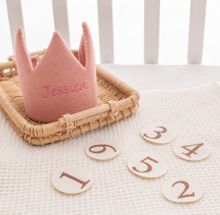 Personalised Birthday Crown Headband (Multiple Colour Options)