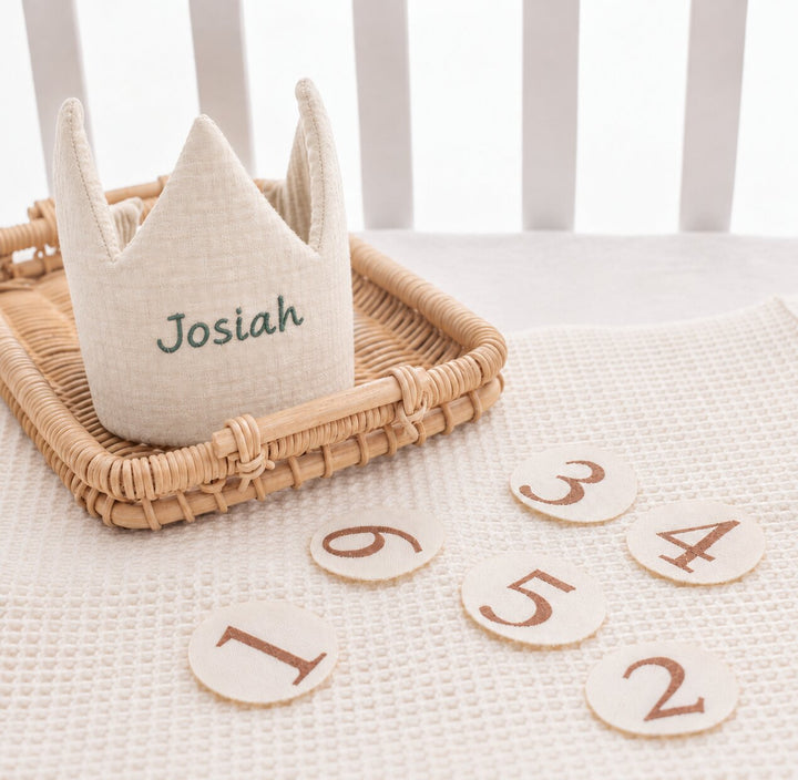 Personalised Birthday Crown Headband (Multiple Colour Options)