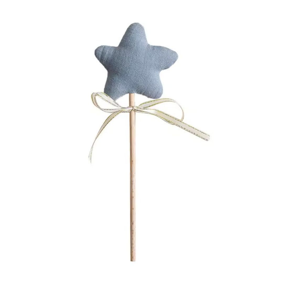 Birthday Star Wand Rattle (Multiple Colour Options)