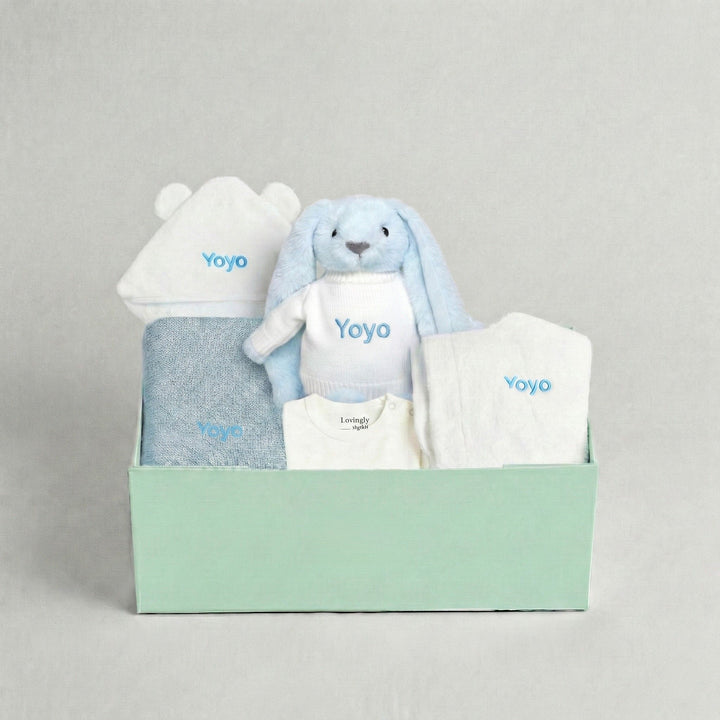 超豪華嬰兒禮盒套裝 - 藍色