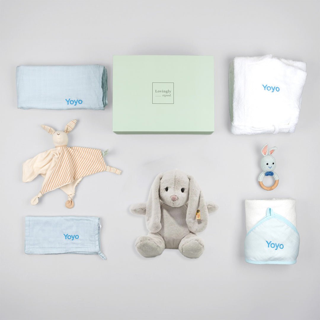 Bamboo Bunny Bliss Bundle - Blue - LOVINGLY SIGNED (HK)