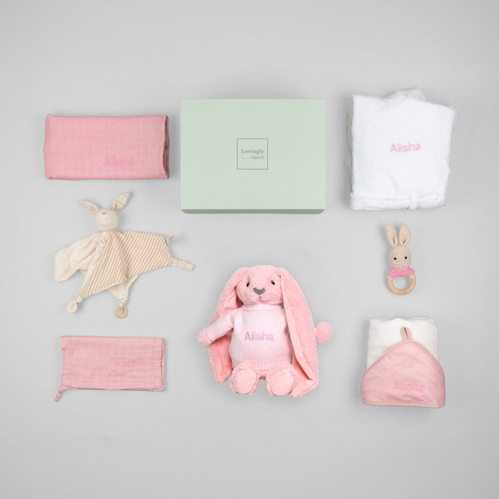 Bamboo Bunny Bliss Gift Set - Pink