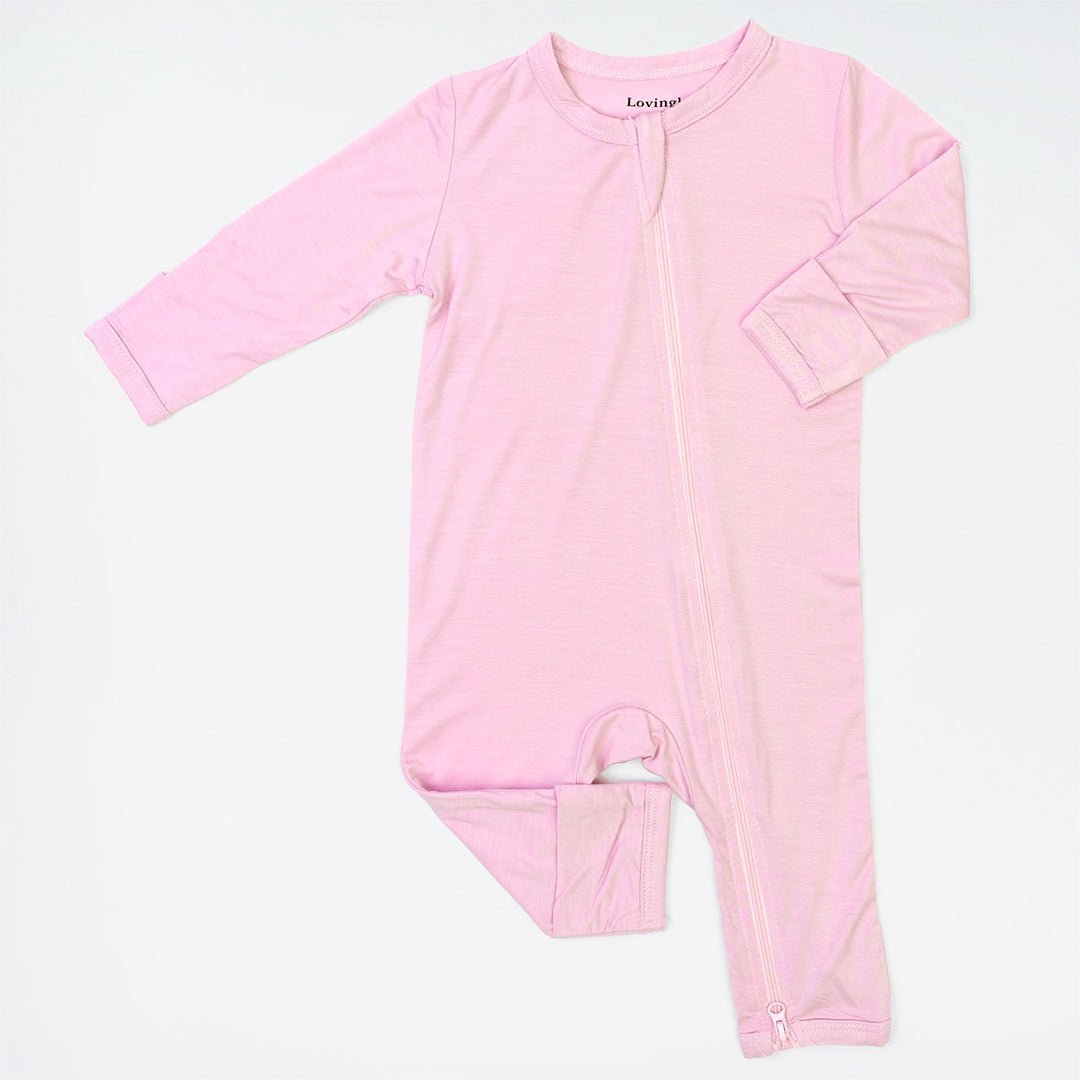 Bamboo Long Sleeve Bodysuit - Pink - LOVINGLY SIGNED (HK)