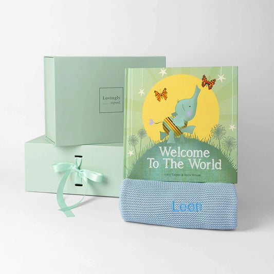 Bedtime Stories Gift Set - Blue - LOVINGLY SIGNED (HK)