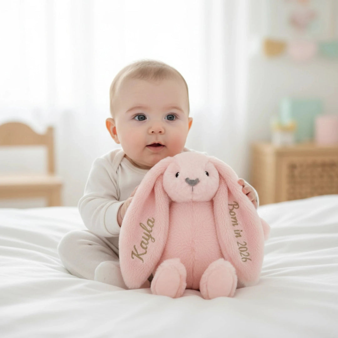 Personalised "Born in 2026" Bunny | Twinkle Plushie Toy