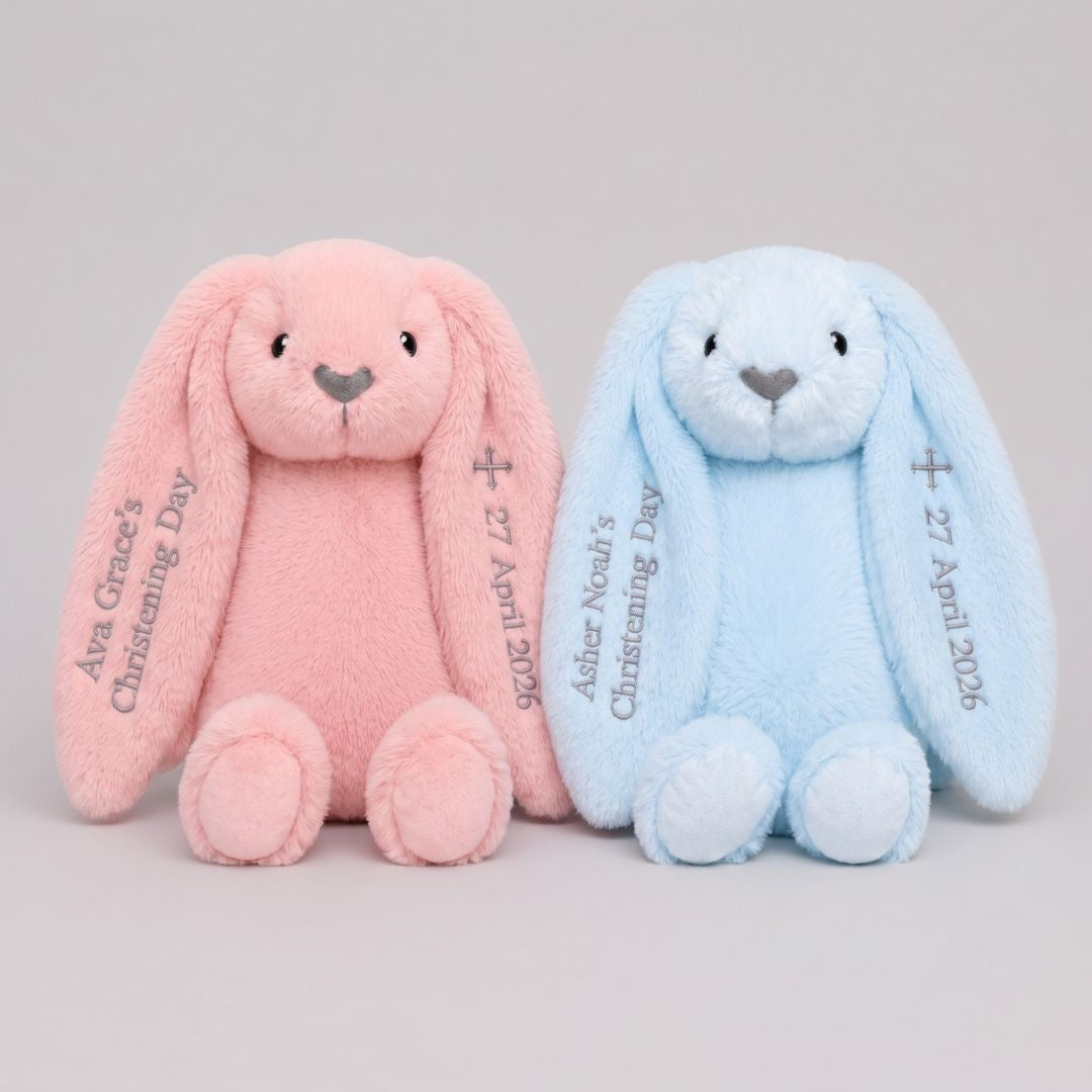 Personalised Christening Bunny | Baptism Gift Hong Kong