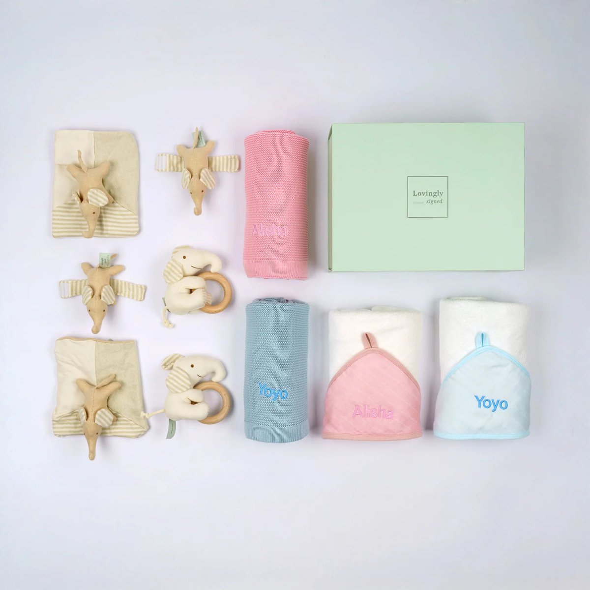 Double Joy Twin Set - Blue + Pink - LOVINGLY SIGNED (HK)