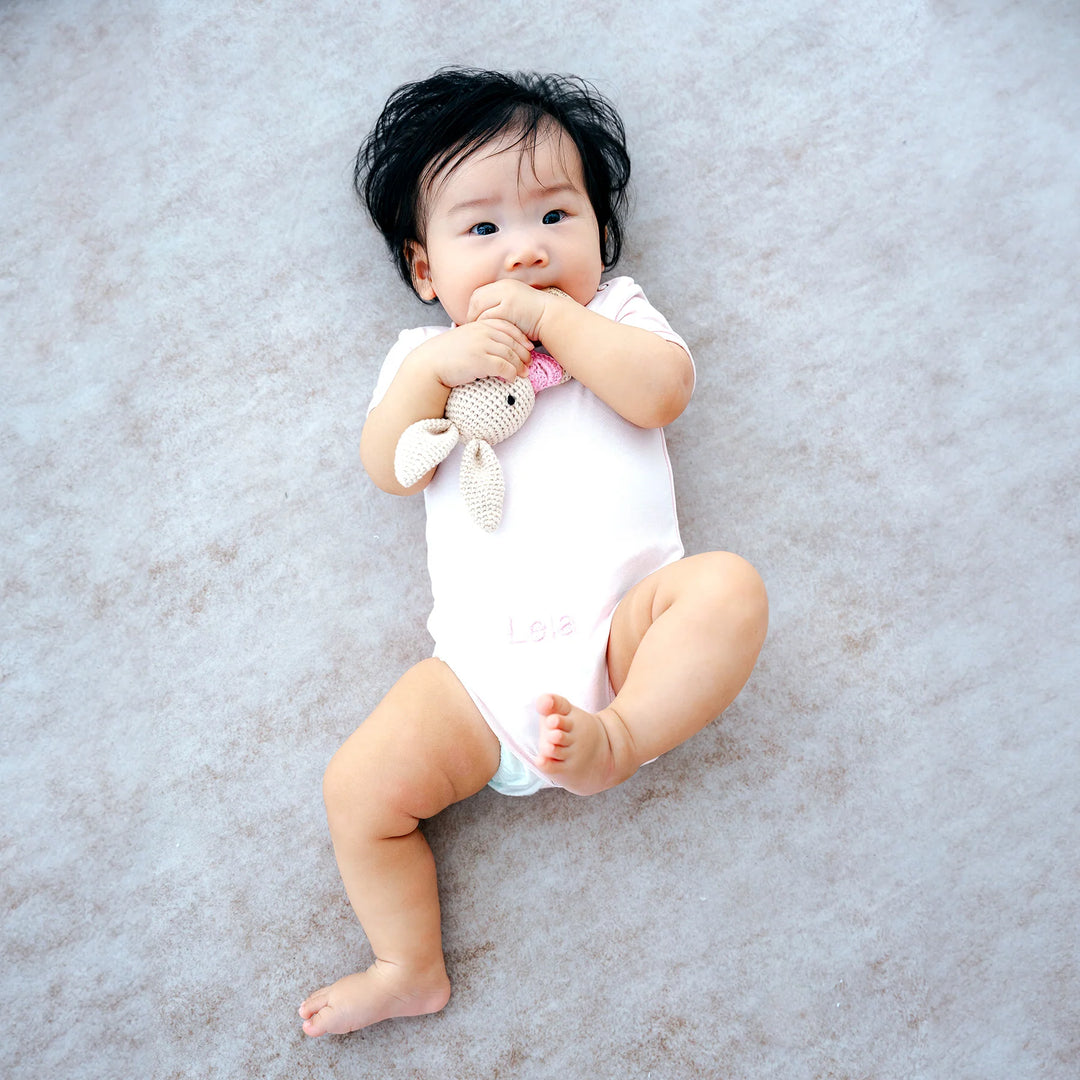 Bunny Rattle Teether (Multiple Color Options)