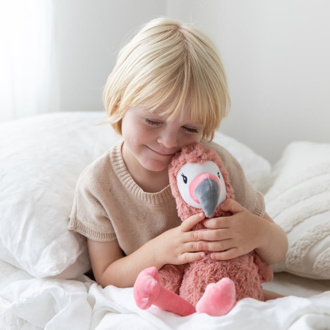 Francesca The Weighted Flamingo by Mindful & Co Kids - LOVINGLY SIGNED (HK)