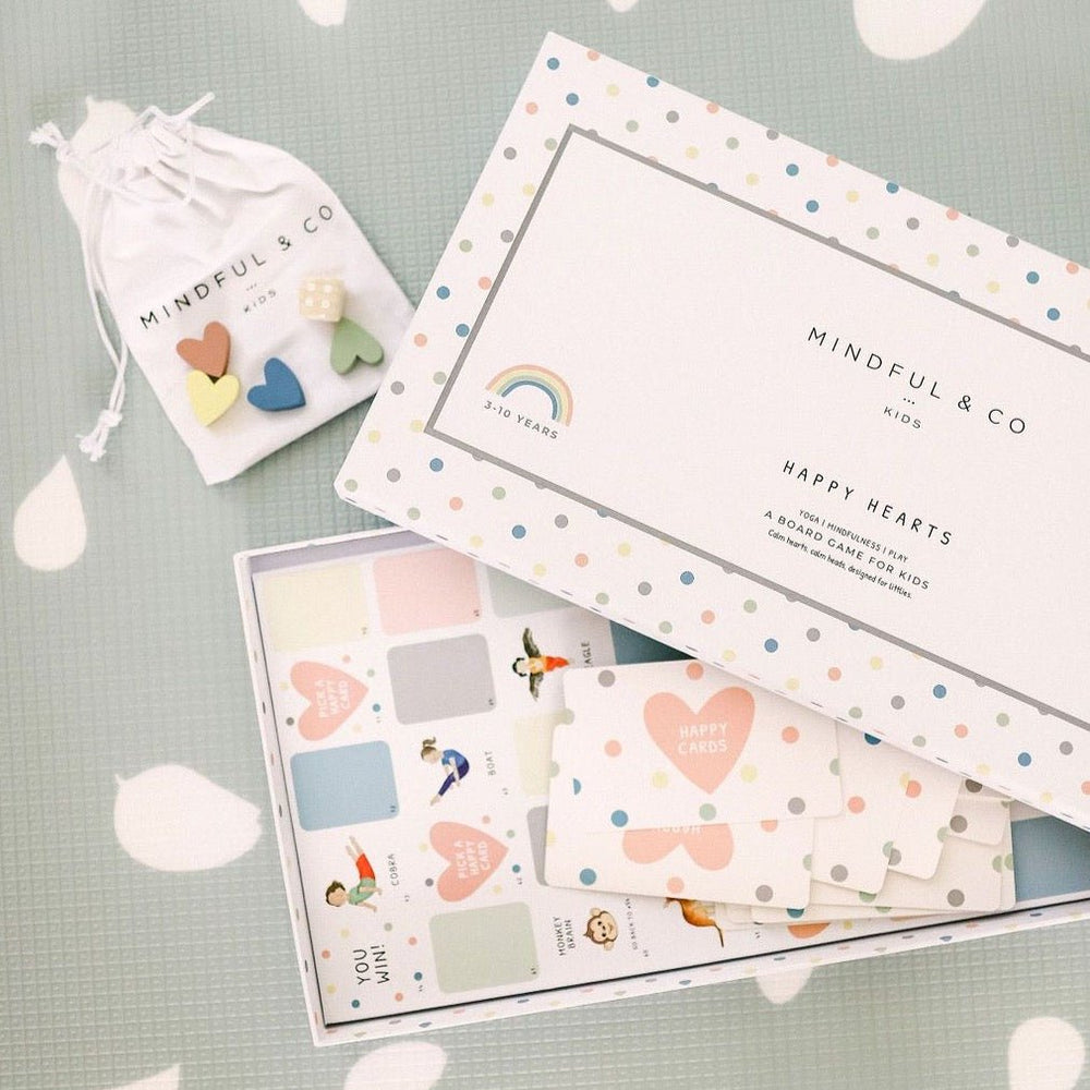 Happy Hearts Board Game by Mindful & Co Kids - LOVINGLY SIGNED (HK)