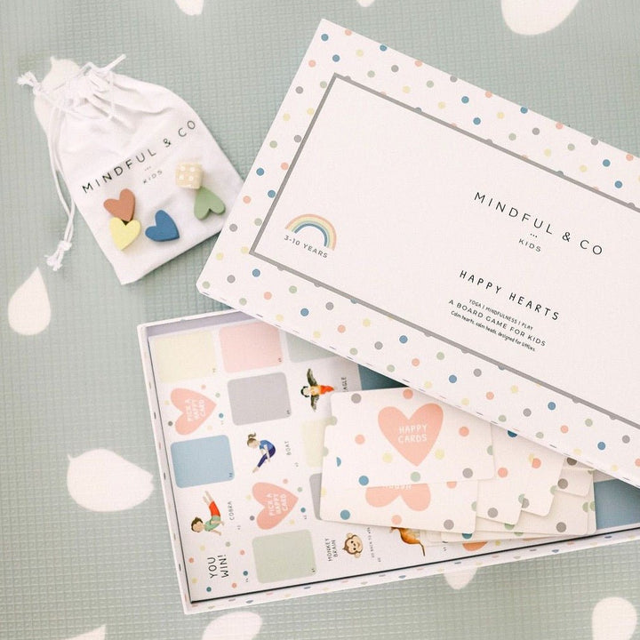 Happy Hearts Board Game by Mindful & Co Kids - LOVINGLY SIGNED (HK)