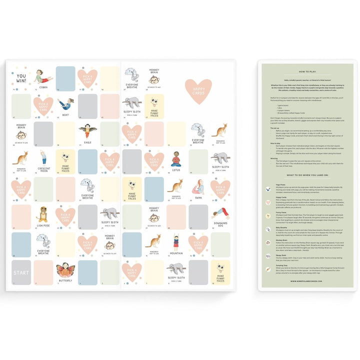 Happy Hearts Board Game by Mindful & Co Kids - LOVINGLY SIGNED (HK)