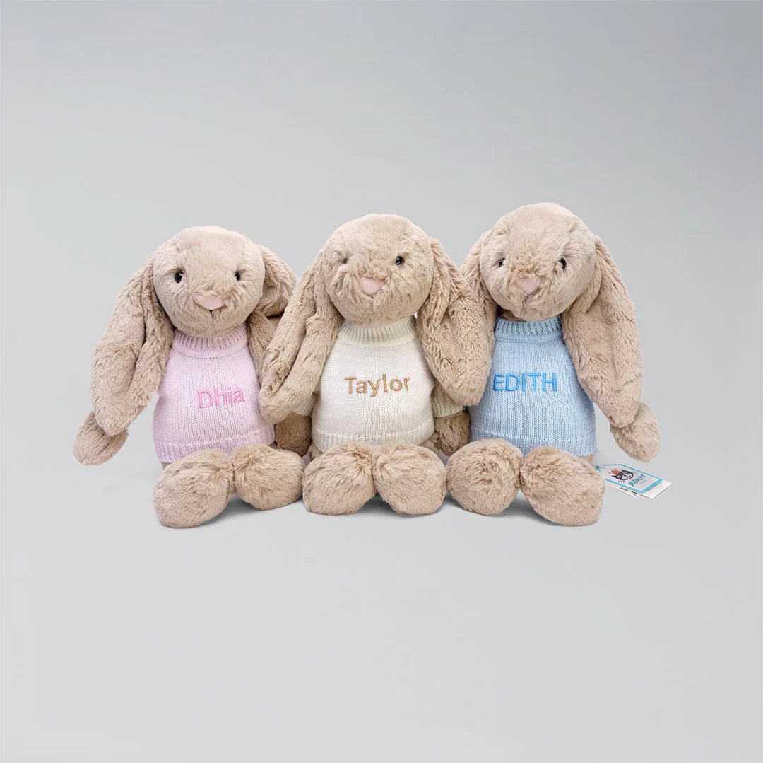 Jellycat Companion Set - Beige - LOVINGLY SIGNED (HK)