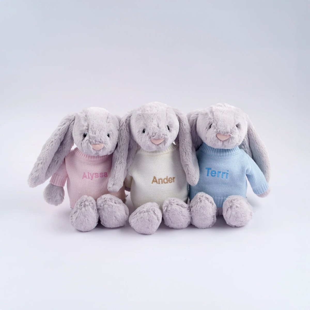 Jellycat Companion Set - Grey - LOVINGLY SIGNED (HK)