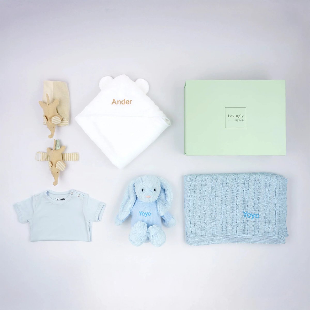 Joyful Baby Gift Set - Blue - LOVINGLY SIGNED (HK)