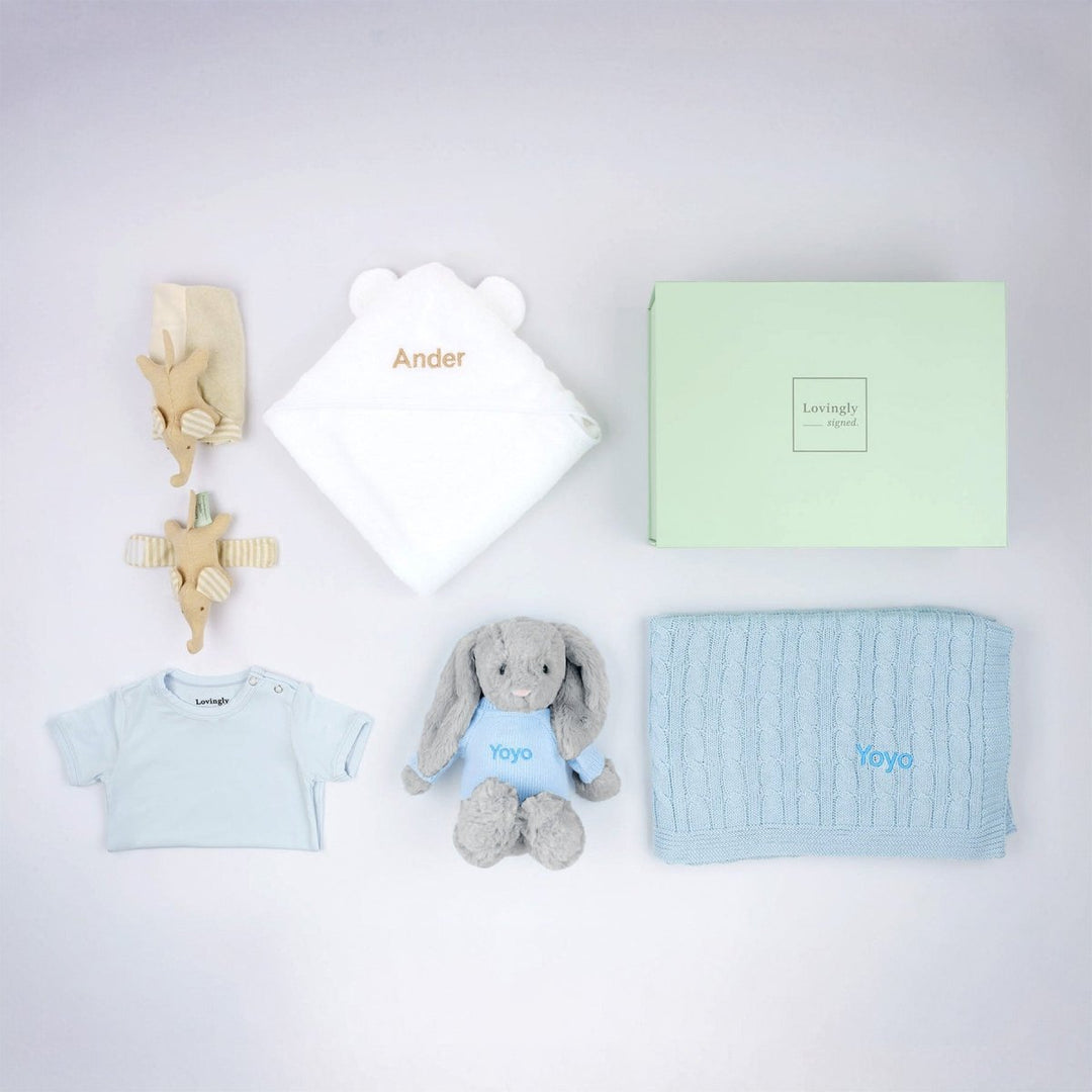 Joyful Baby Gift Set - Blue - LOVINGLY SIGNED (HK)