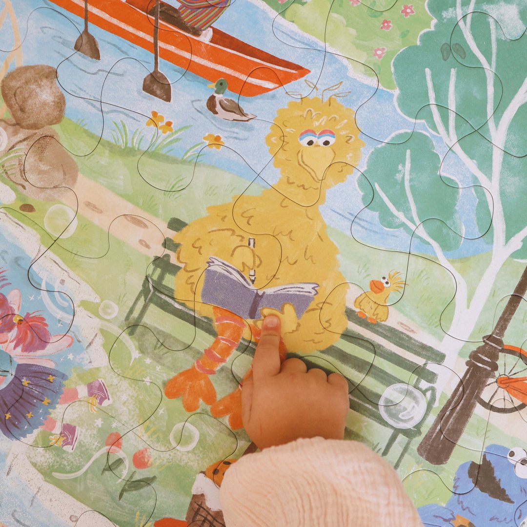 Mindful Moments with Sesame Street Floor Puzzle Mindful & Co Kids - LOVINGLY SIGNED (HK)