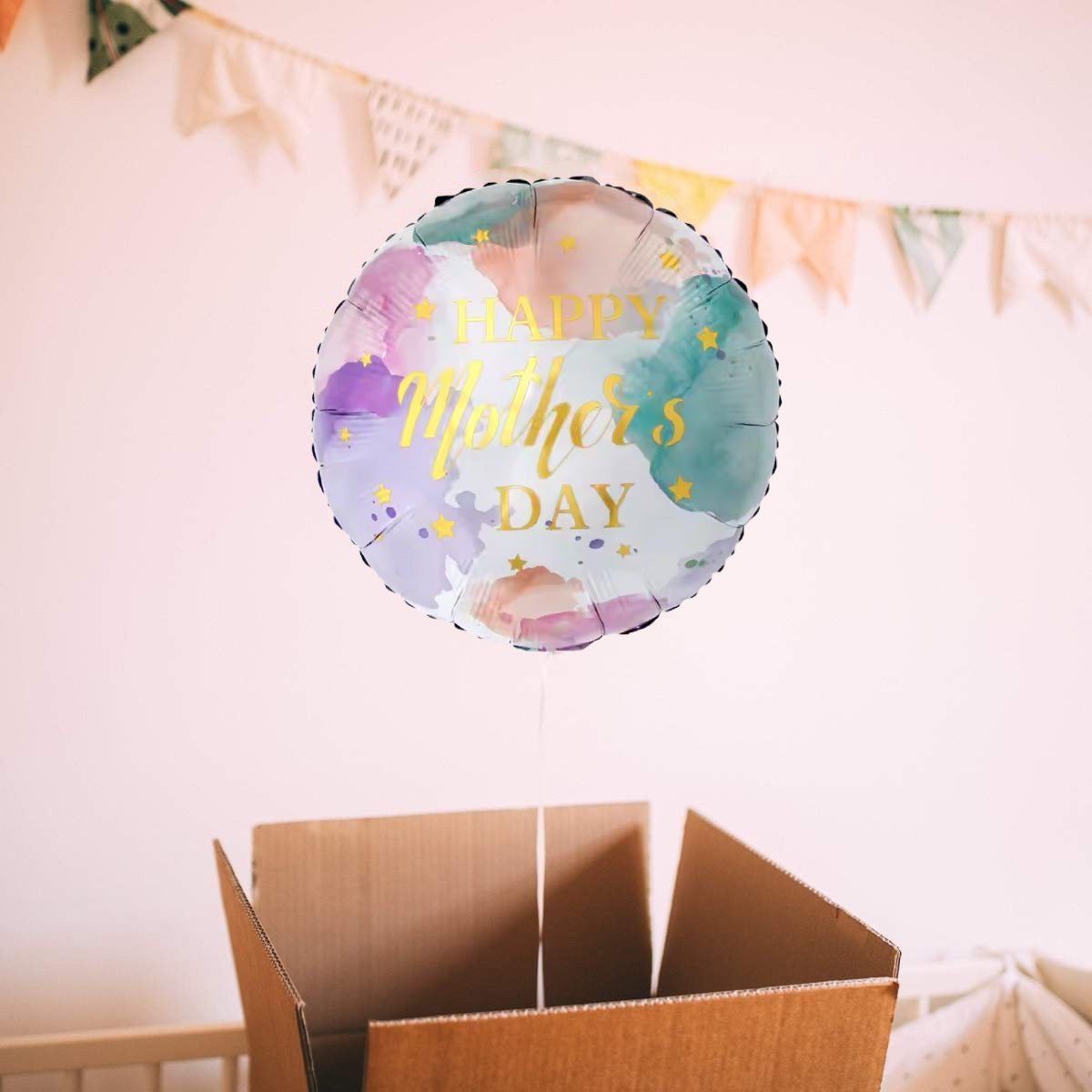 Mother's Day Watercolor Inflated Balloon - LOVINGLY SIGNED (HK)