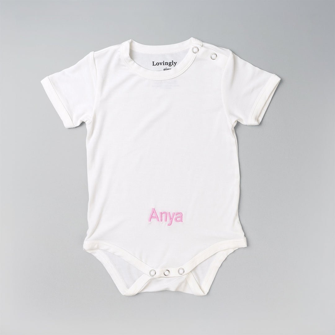 Personalised Babygrow - Unisex - LOVINGLY SIGNED (HK)