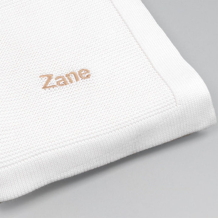 Personalised Bamboo Cellular Blanket - LOVINGLY SIGNED (HK)