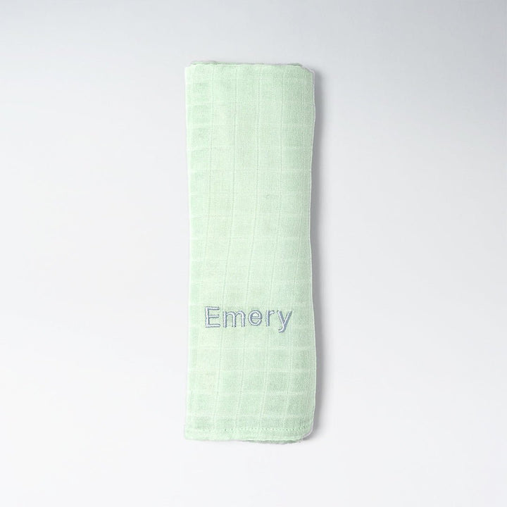 Personalised Bamboo Muslin Swaddle - LOVINGLY SIGNED (HK)