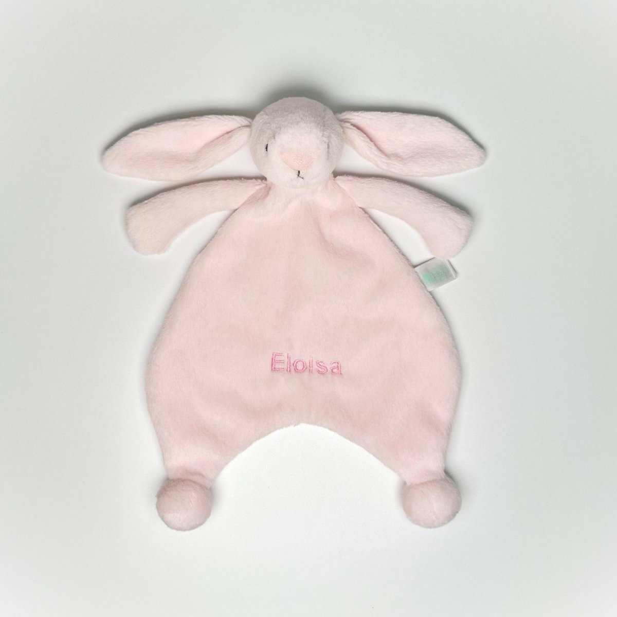 Personalised Bashful Bunny Comforter (Multiple Colour Options) - LOVINGLY SIGNED (HK)