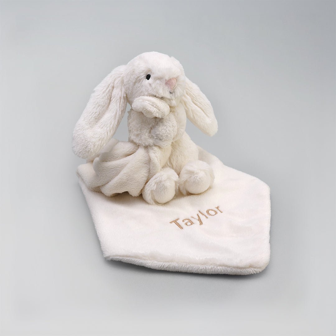 Personalised Bunny Comforter - Cream - LOVINGLY SIGNED (HK)