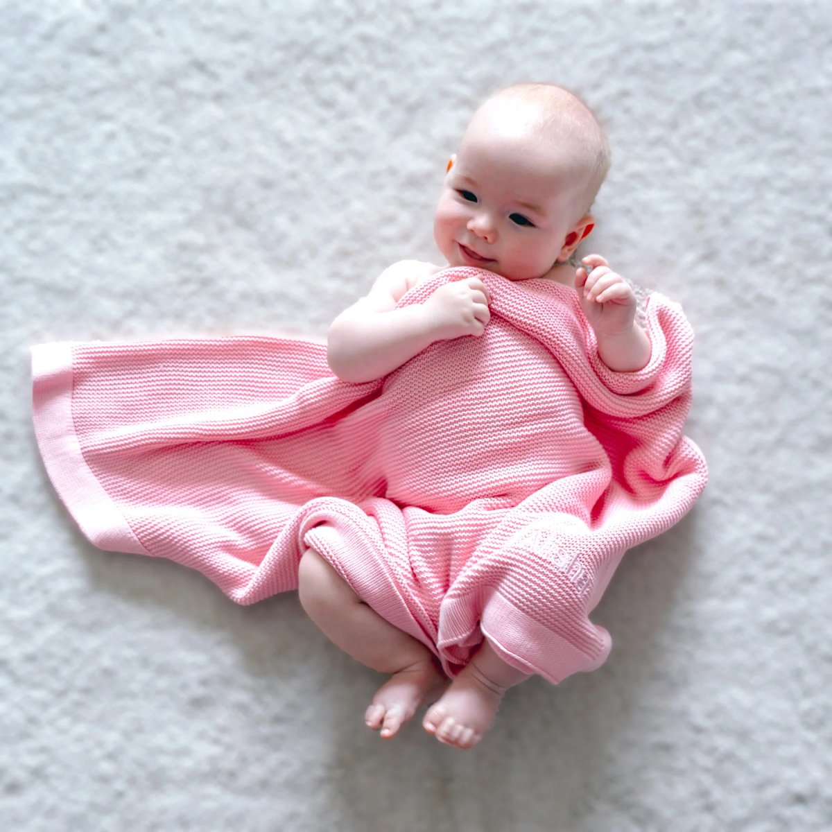 Personalised Twin Blanket Set - Pink - LOVINGLY SIGNED (HK)