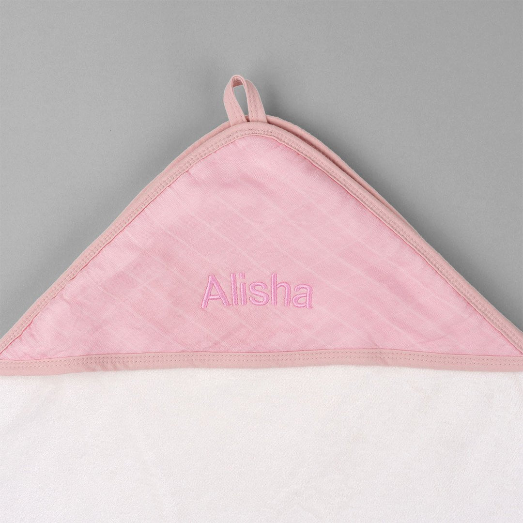 Personalized Bamboo Muslin Hooded Towel - LOVINGLY SIGNED (HK)