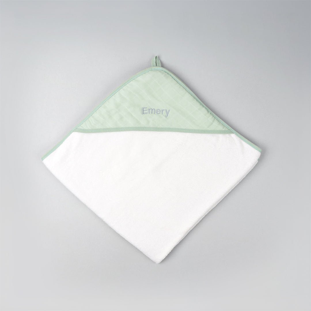 Personalized Bamboo Muslin Hooded Towel - LOVINGLY SIGNED (HK)