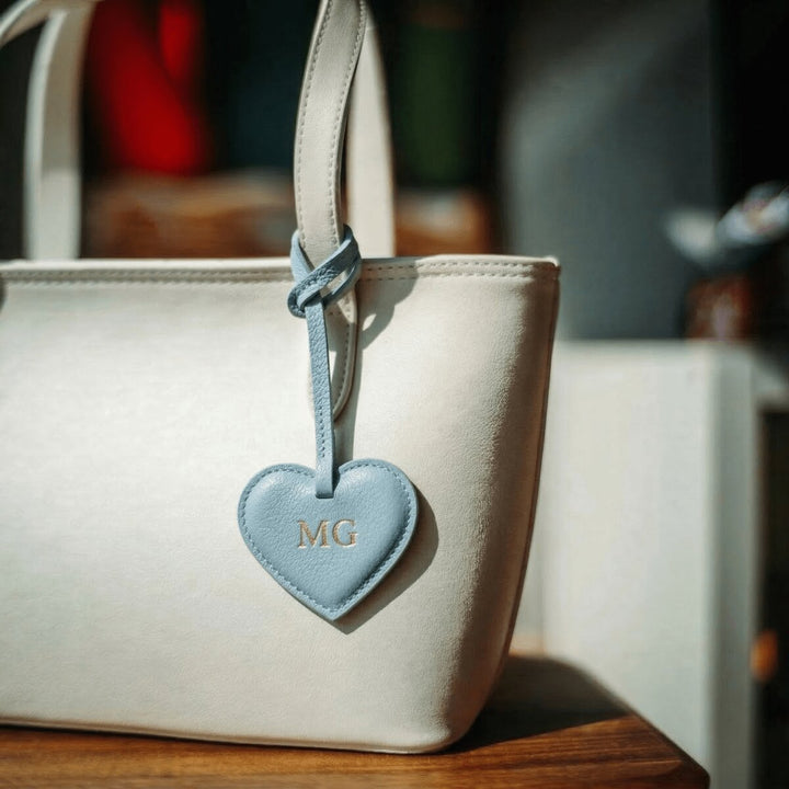 Personalised Leather Bag Charm (Multiple Color Options)