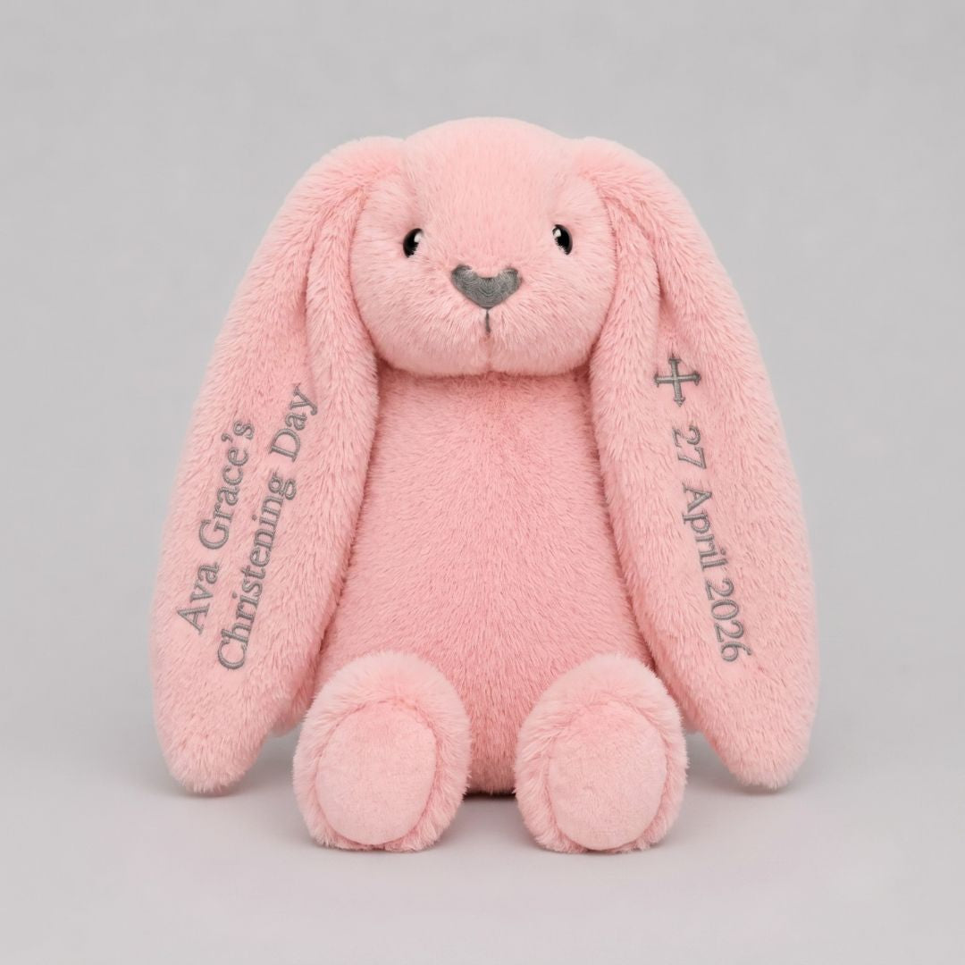 Personalised Christening Bunny | Baptism Gift Hong Kong
