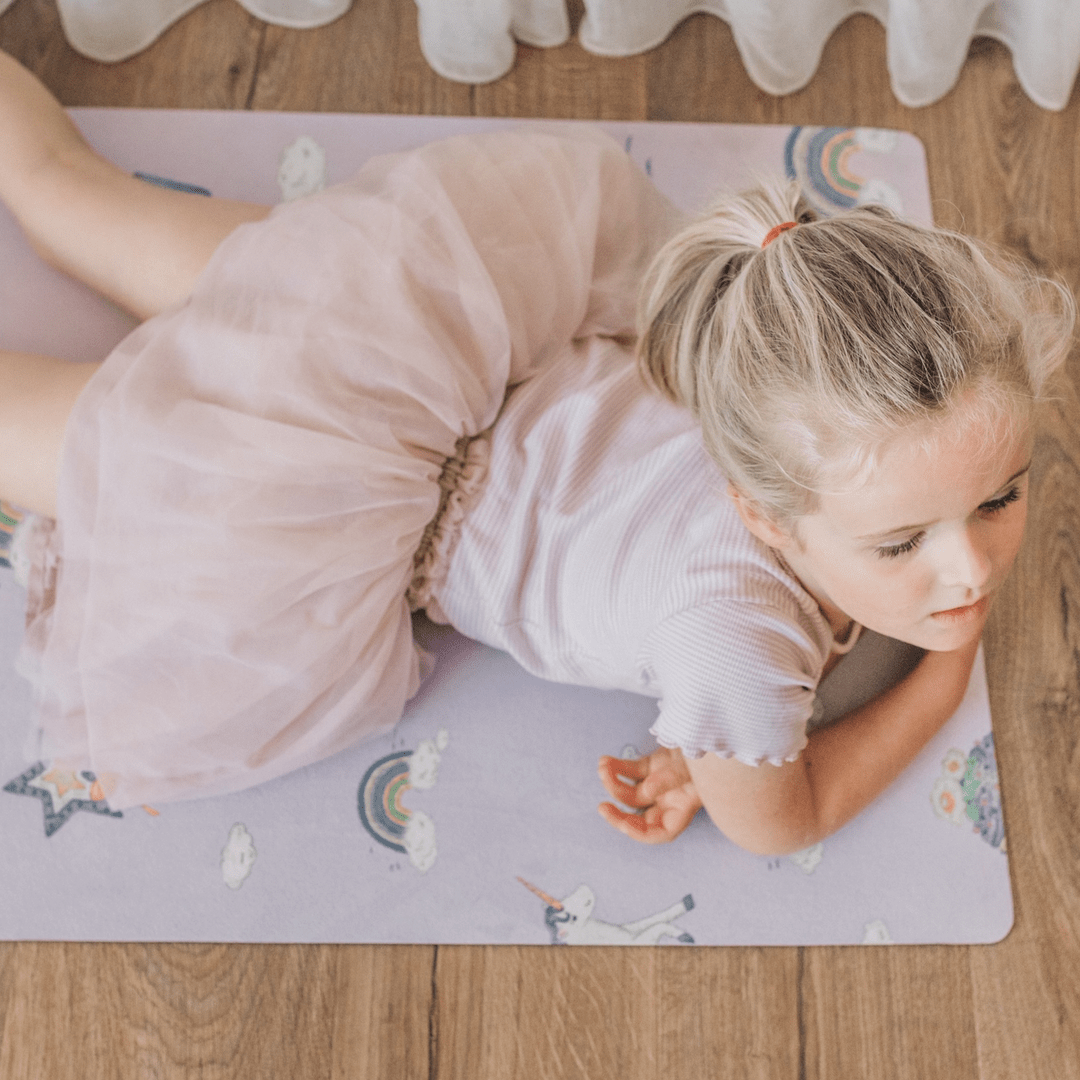Printed Kids Yoga Mat by Mindful & Co Kids - LOVINGLY SIGNED (HK)