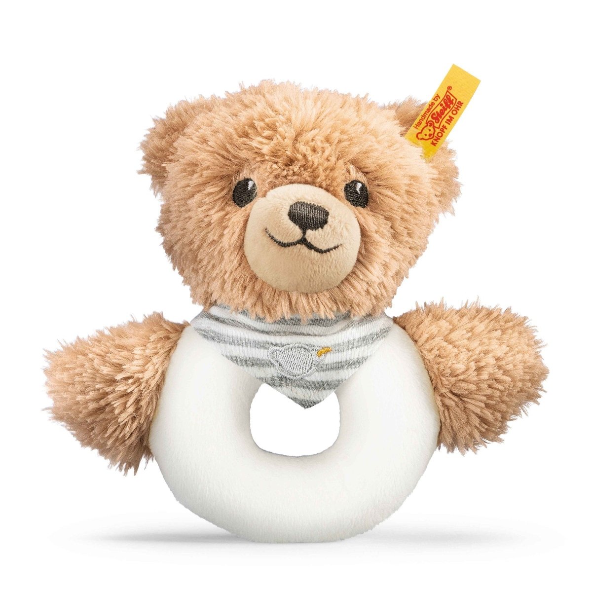 Sleep Well Bear Rattle Grip Toy (Multiple Colour Options) - LOVINGLY SIGNED (HK)