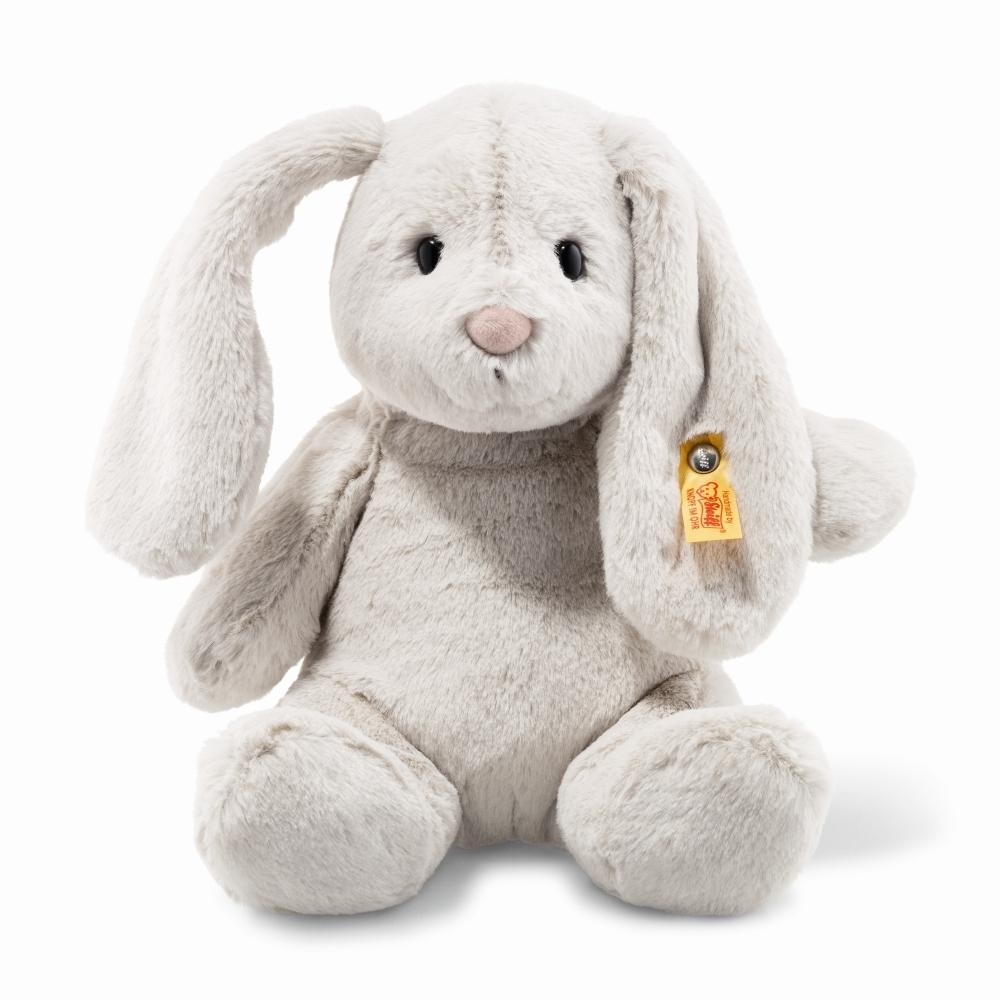 Steiff Soft Cuddly Friends Hoppie Rabbit - Grey + Jumper - LOVINGLY SIGNED (HK)