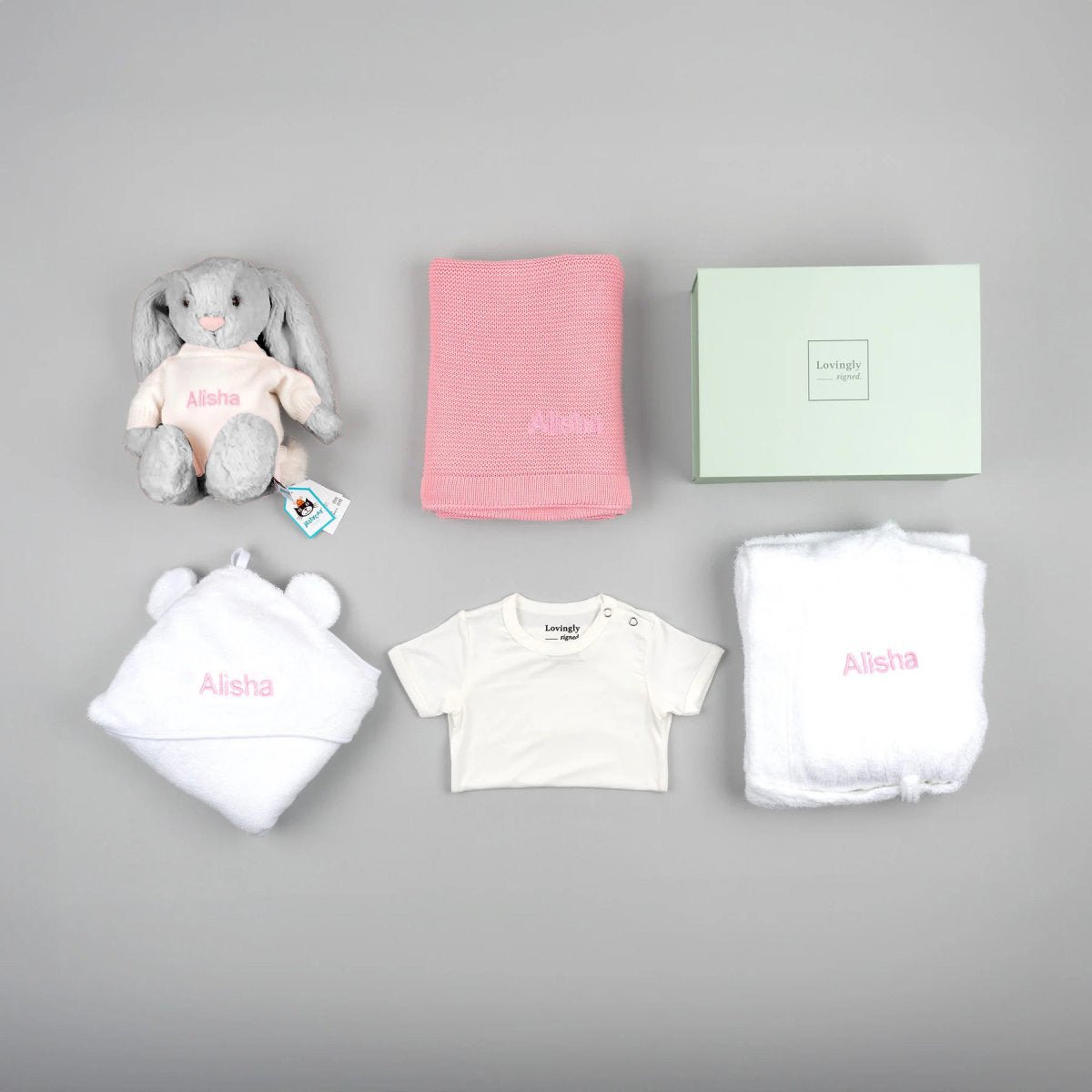 Super Luxe Baby Gift Set - Pink - LOVINGLY SIGNED (HK)