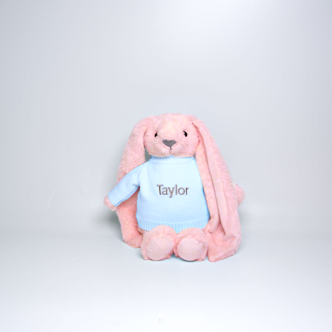 Personalised Twinkle Bunny + Jumper (Multiple Colour Options)