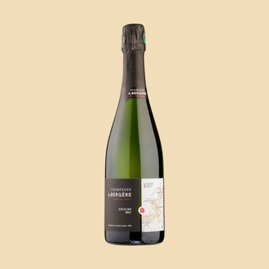 Bottle of Champagne - André Bergère Origine - LOVINGLY SIGNED (HK)